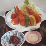 海老フライ定食１０００円