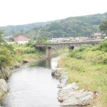 西城川にかかる鉄橋
